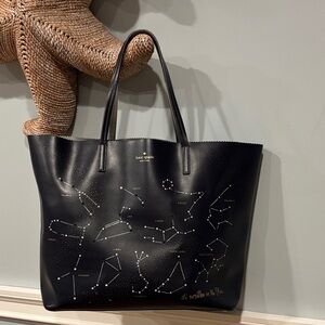 kate spade Navy Blue Zodiac Constellation Tote